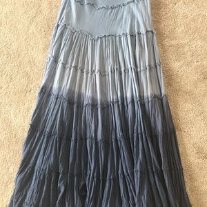 Planet Gold Blue 2 Toned Prairie Skirt